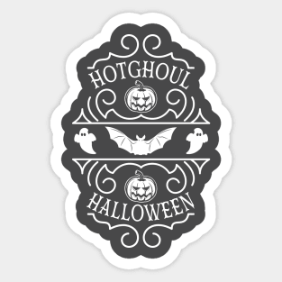 Hot Ghoul Halloween Sticker